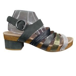 Dansko Women’s Maribeth Multicolor Slingback Sandal Size 41 US 10.5/11